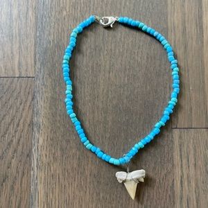 Outar banks Shark tooth choker/necklace:)